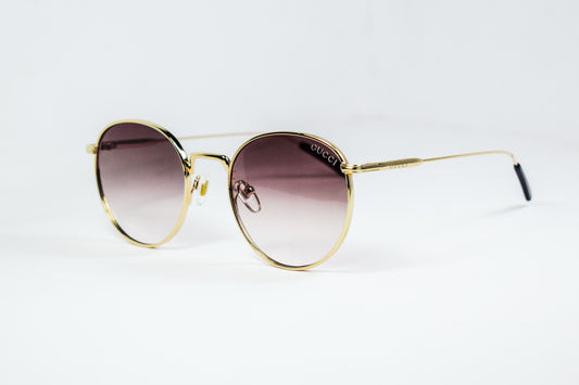 Golden Gucci Sunglasses For Women