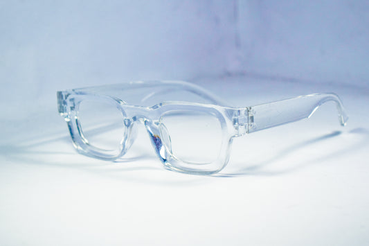 Sliver Transparent Glasses