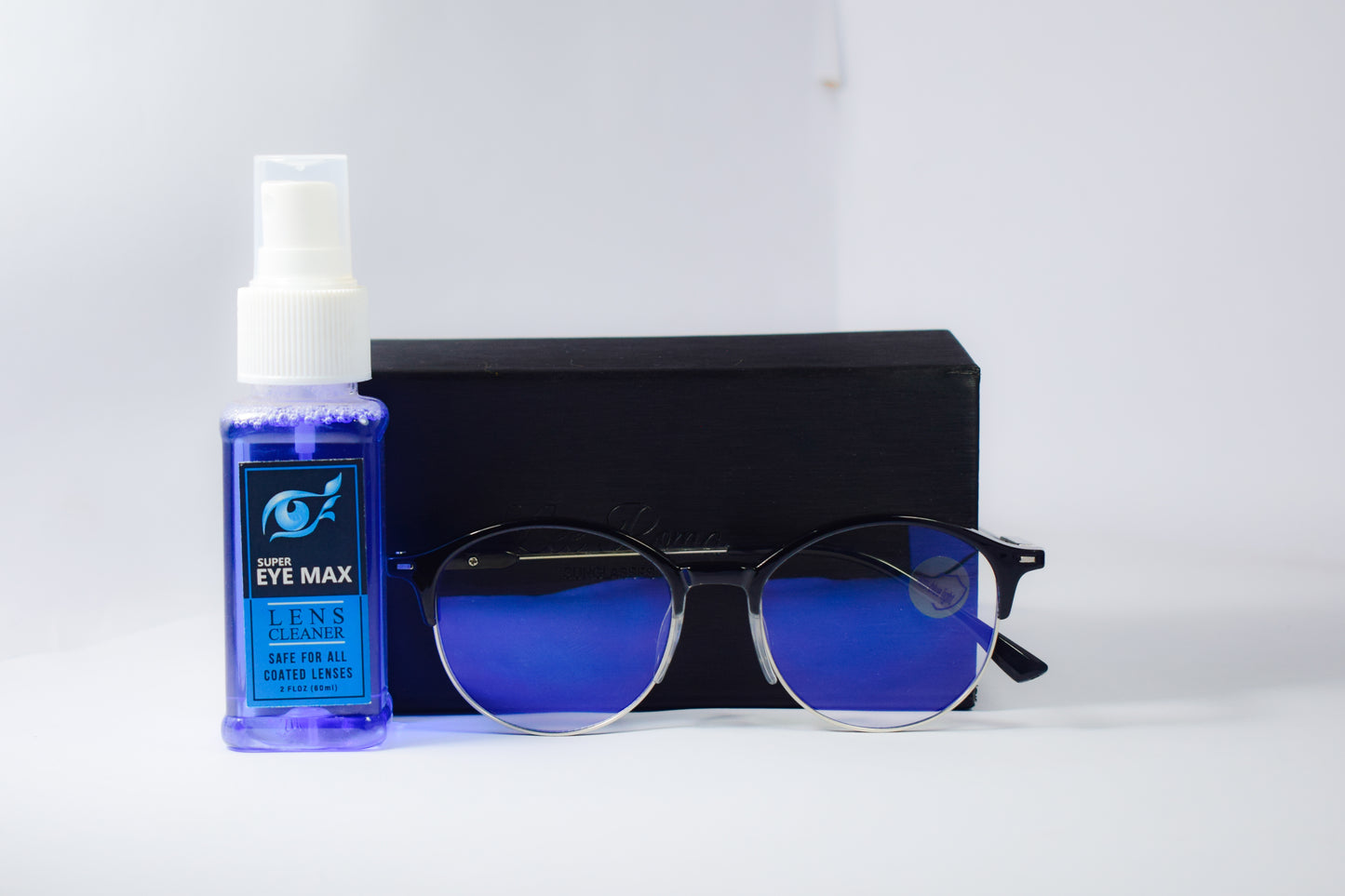 Black UV Protective Screen Glasses